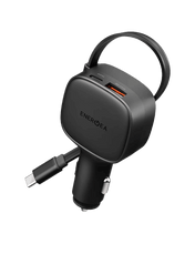 Energea ArcDrive 84 3-in-1 PD84W Car Charger - GUNMETAL