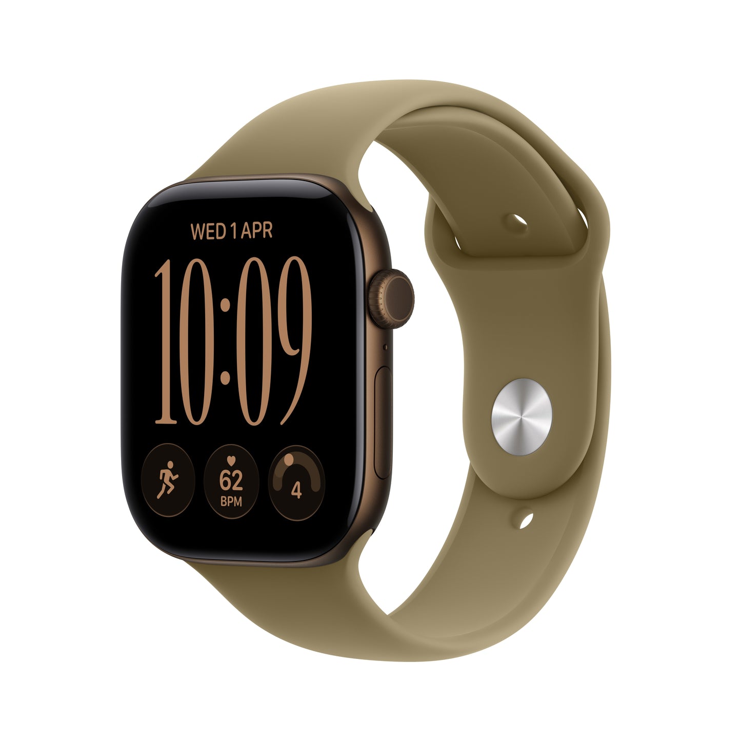 Apple_Watch_Series_12_42mm_GPS_Dark_Bronze_Aluminum_Sport_Band_Olive_PDP_Image_Position_1__en-AE