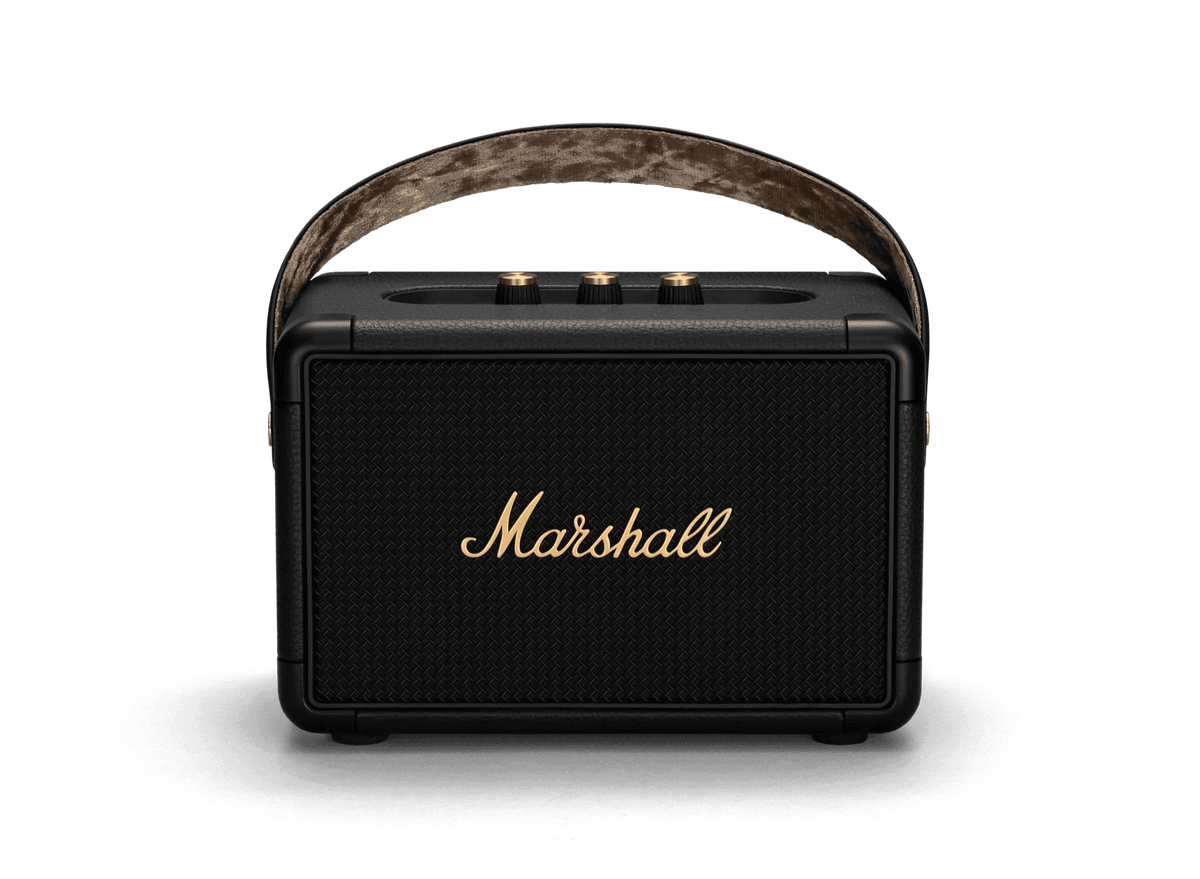 Marshall Kilburn II Portable Bluetooth Speaker - Black and Brass