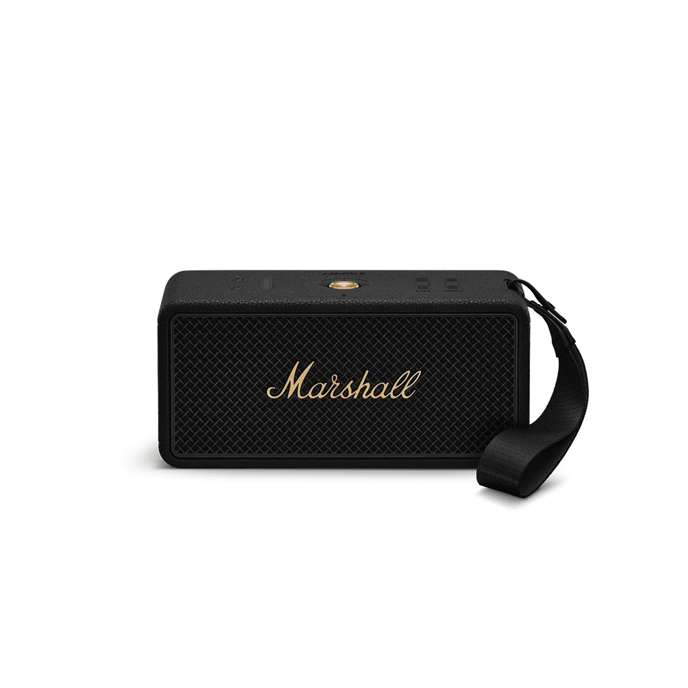 Marshall Middleton II Portable Bluetooth Speaker - Black And Brass