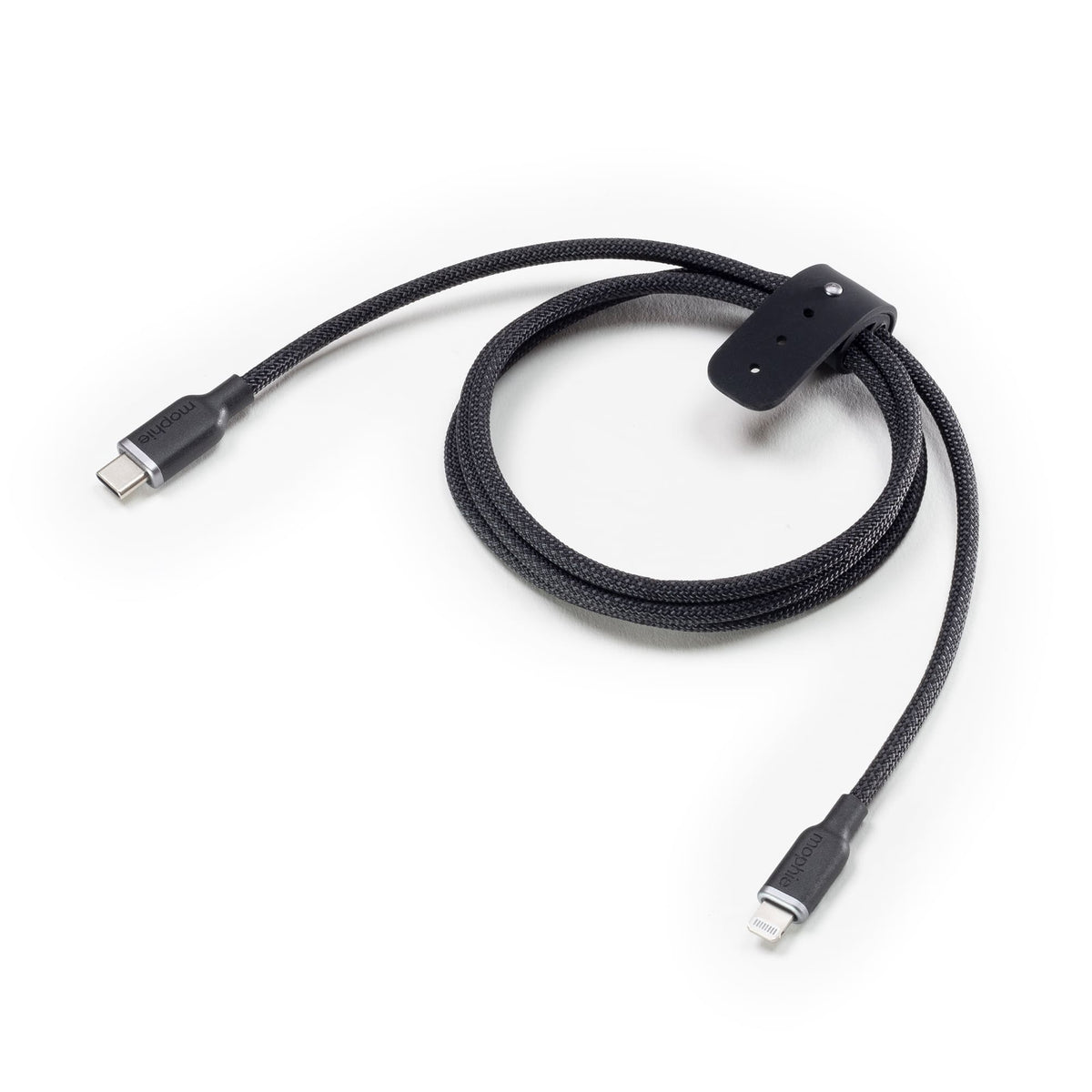 Mophie Charge Stream Braided USB-C to Lightning Cable 1m - Black