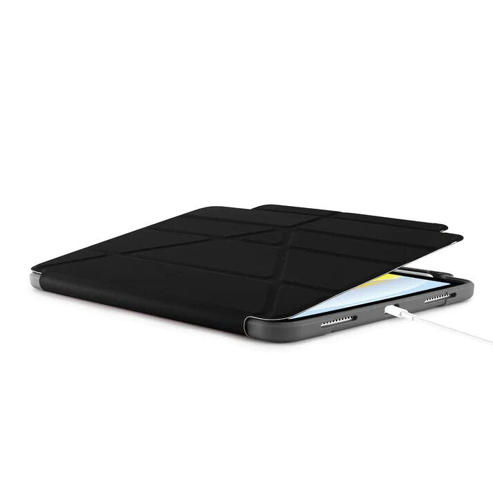 Pipetto iPad 10th Gen (2022) Origami No2 Pencil Shield Case - Black
