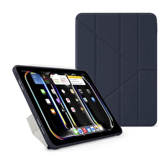 غطاء Pipetto الأصلي لجهاز iPad Pro 11 (2024) من Origami No1 - أزرق داكن