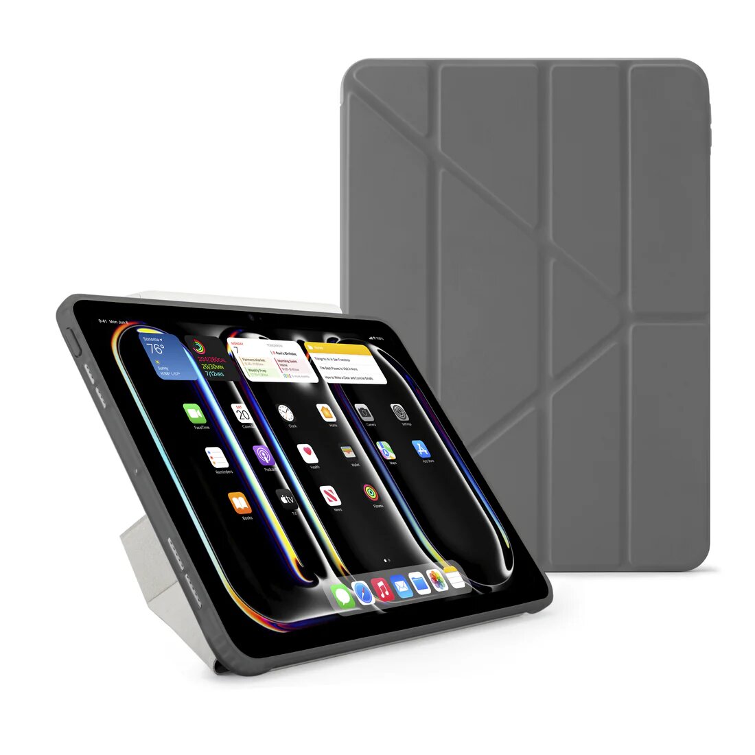 Pipetto iPad Pro 11 (2024) Origami No1 Original Case - Grey