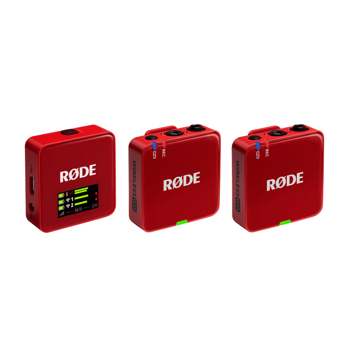 Rode Wireless GO (Gen 3) Compact Wireless Microphone System - Red