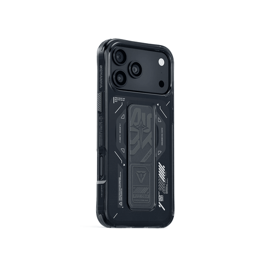 SKINARMA HELIO Mag-Charge iPhone 17 Pro with Grip-Stand - GRAPHITE