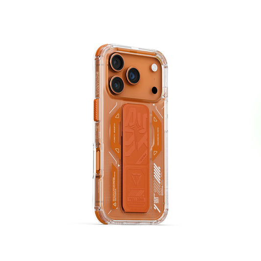 SKINARMA HELIO Mag-Charge iPhone 17 Pro with Grip-Stand - Orange