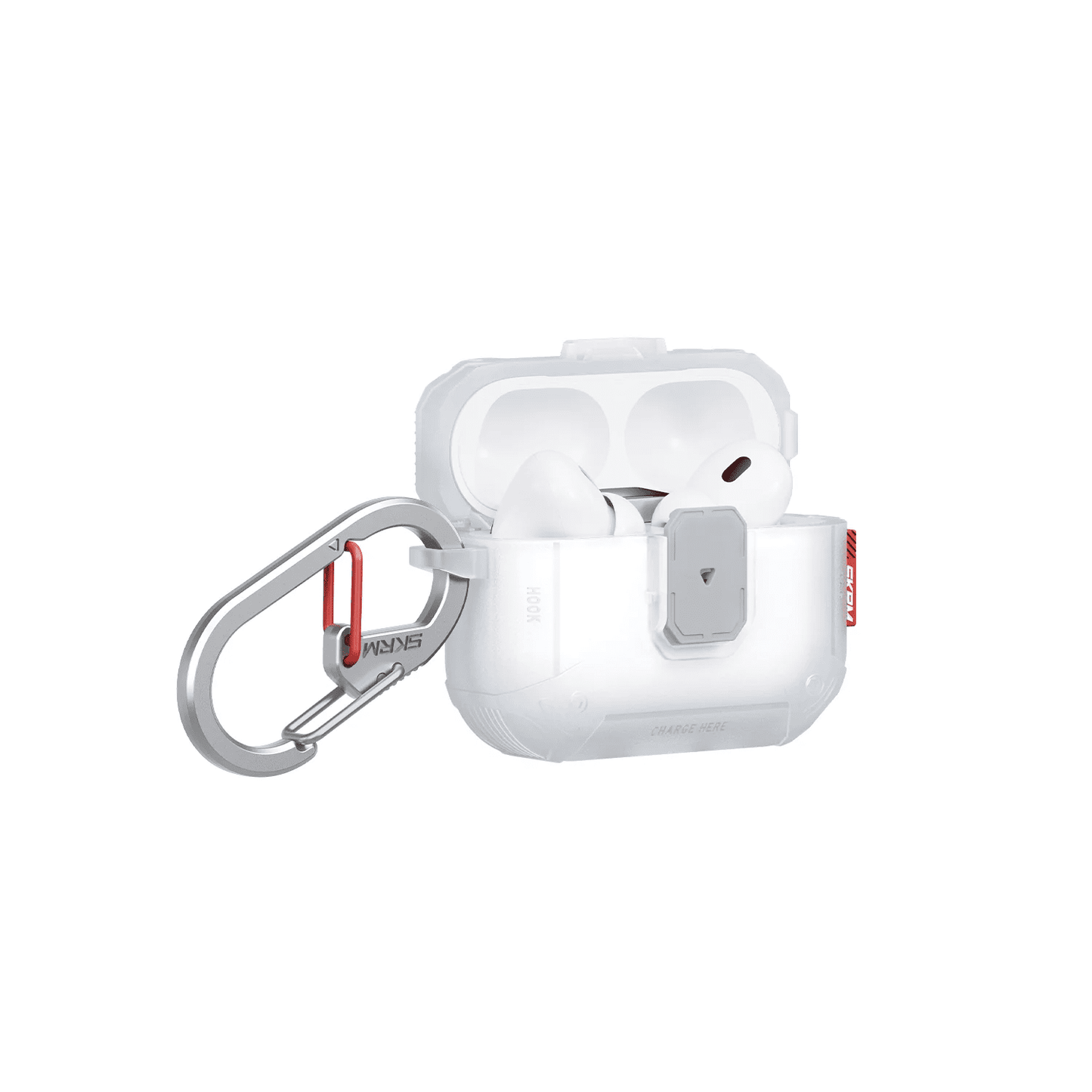 SKINARMA MECHA LE AirPods Pro 3 - FROST CLEAR