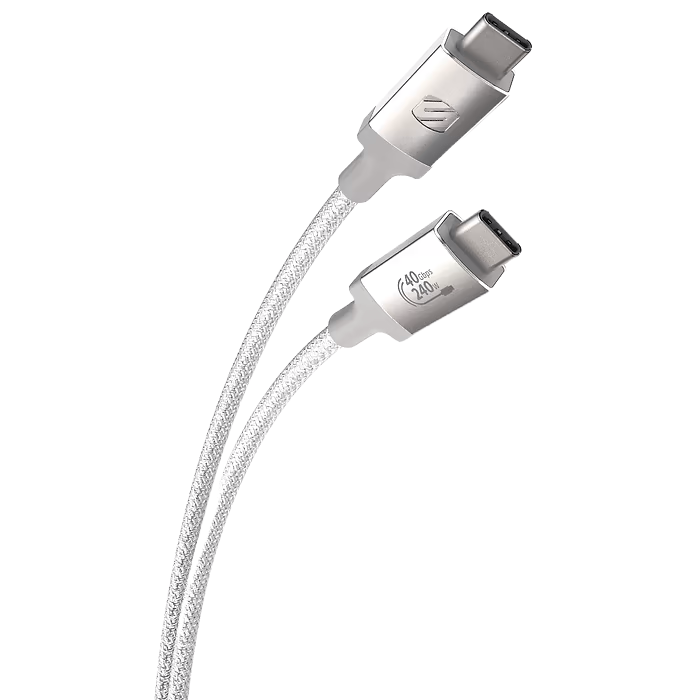 Scosche StrikeLine Heavy-Duty USB-C to Lightning Cable 4ft (1.2M) - White