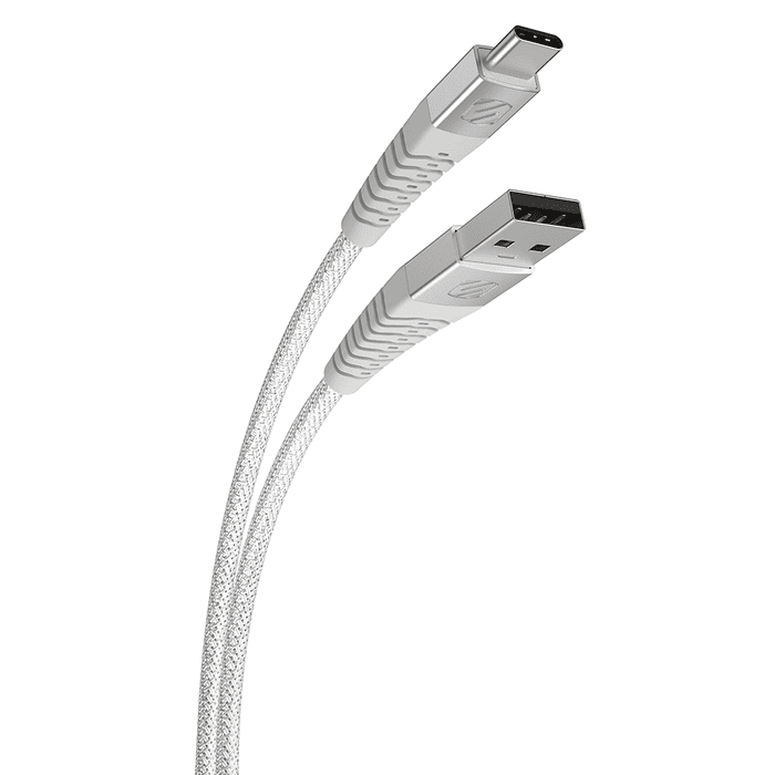 Scosche StrikeLine Heavy-Duty USB-A to Lightning Cable 4ft (1.2M) - White