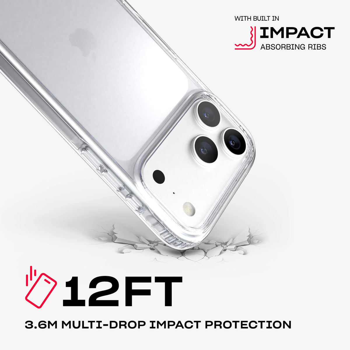 Tech21 EvoClear Case with MagSafe for iPhone 18 Pro - Clear
