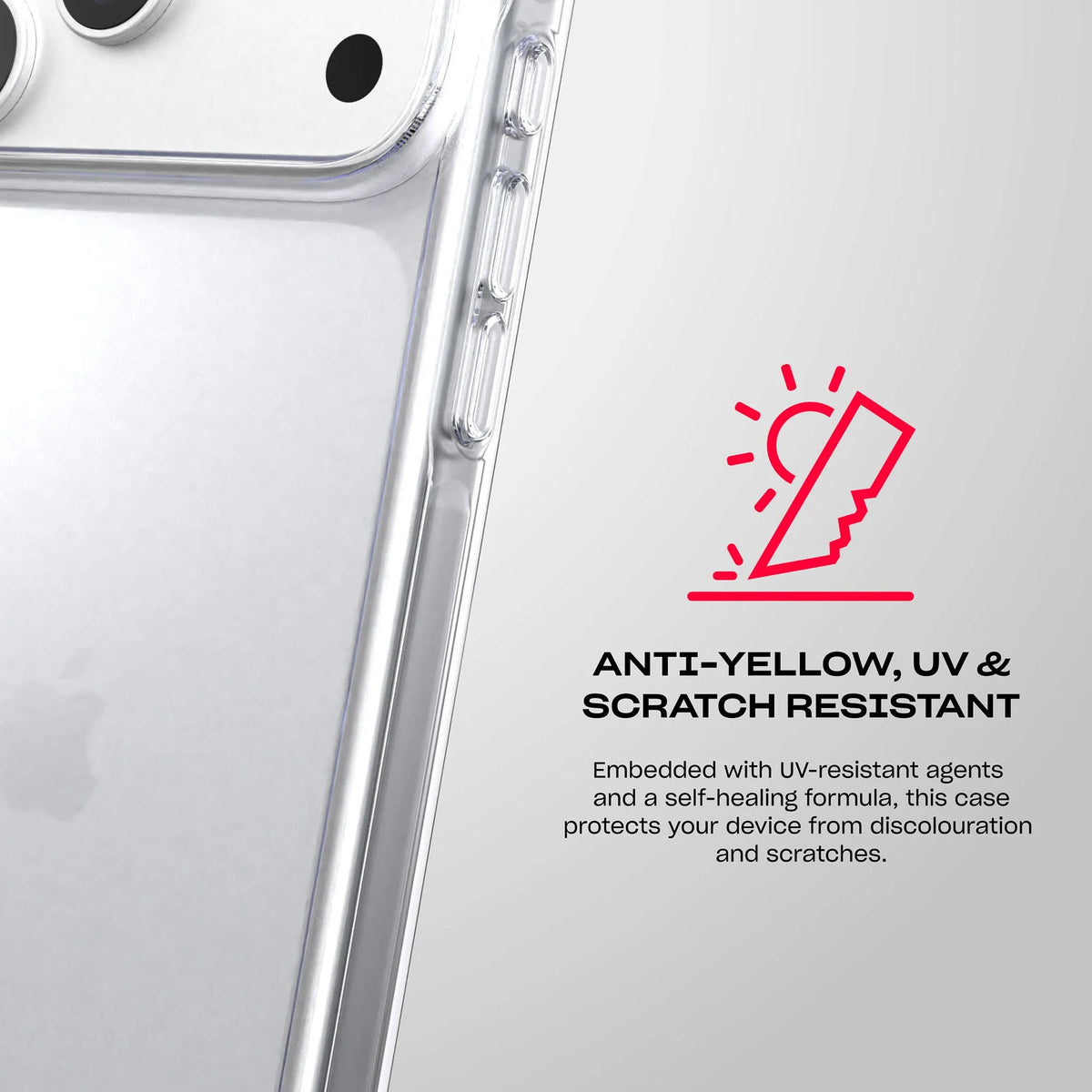 Tech21 EvoClear Case with MagSafe for iPhone 18 Pro Max - Clear