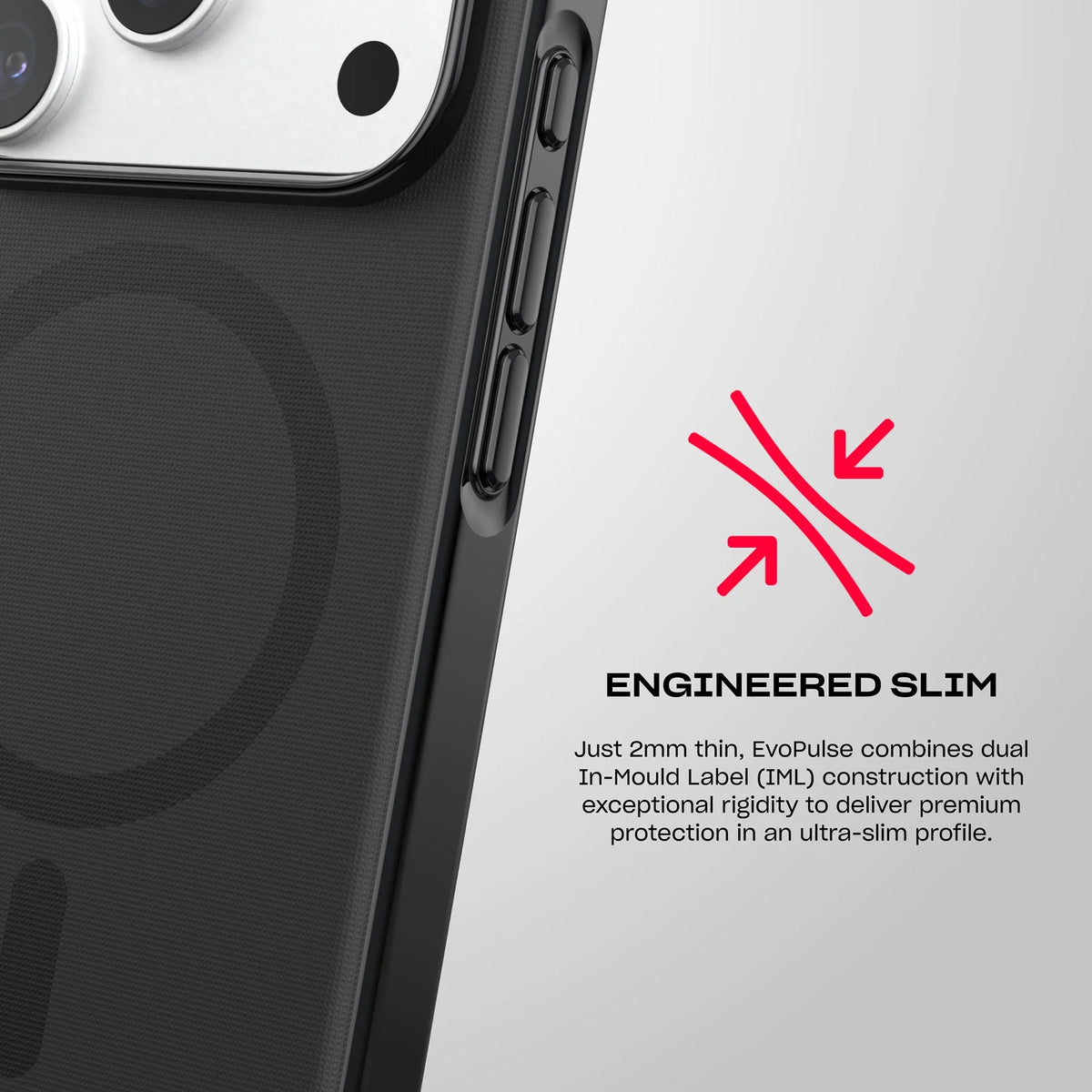 Tech21 EvoPulse iPhone 18 Pro Case with MagSafe - Black