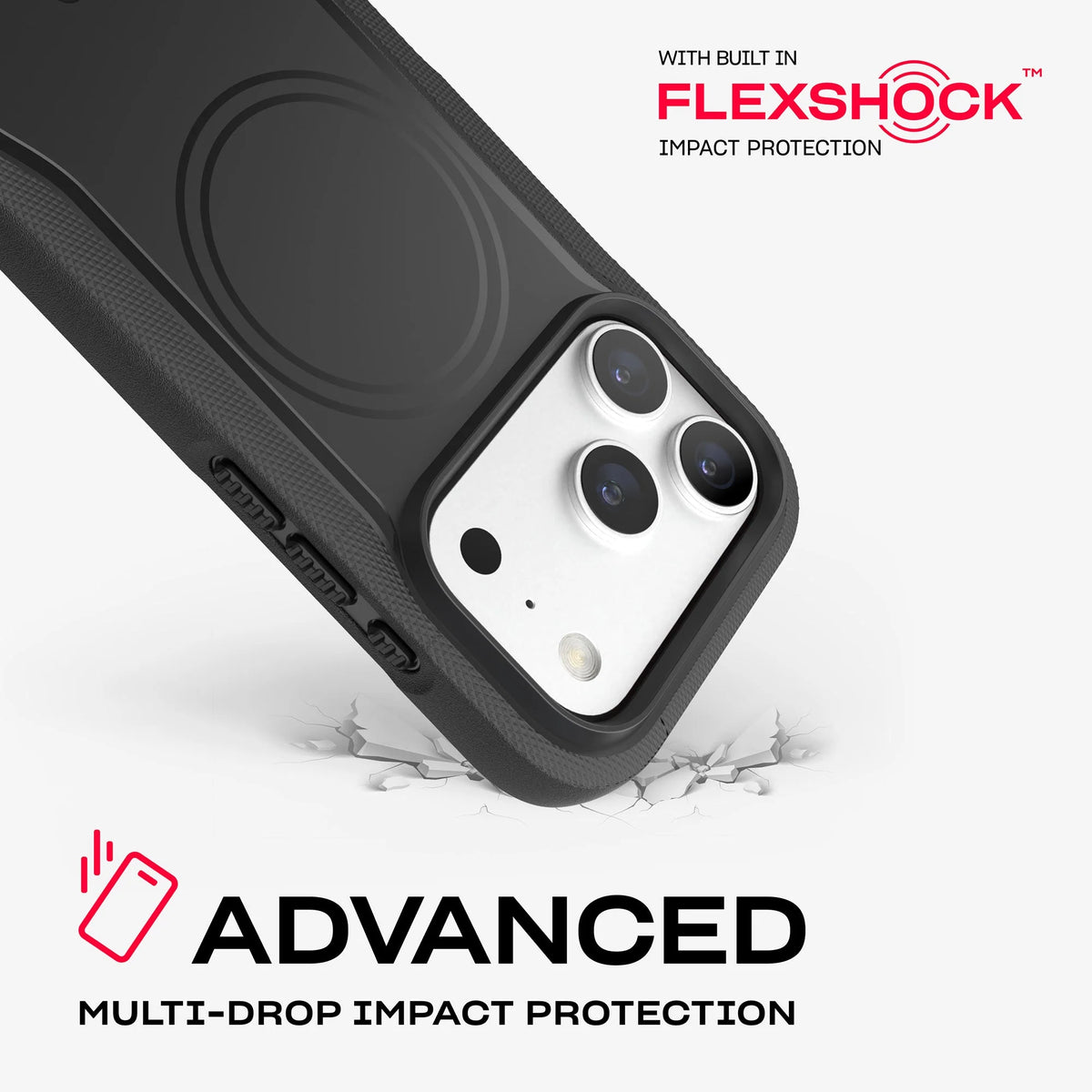 Tech21 EvoGuard Case with MagSafe & Holster for iPhone 18 Pro - Black