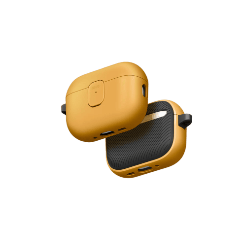 UNIQ CLYDE AIRPODS PRO 3RD GEN LOCK CASE - RACING YELLOW/DARK GREY