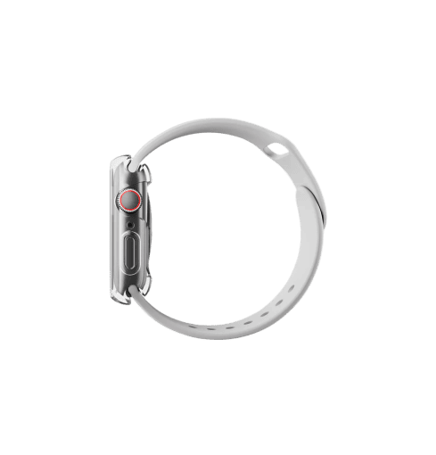 UNIQ GARDE HYBRID WATCH CASE WITH SCREEN PROTECTION 44MM (SE3|SE2) - CLEAR