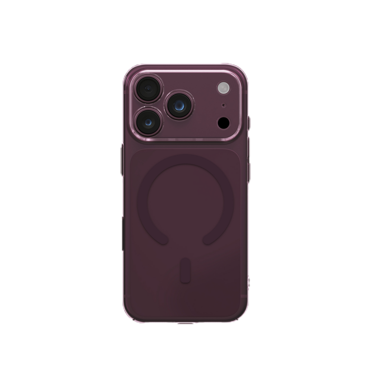 UNIQ HYBRID IPHONE 18 PRO MAGCLICK CHARGING AIRSUIT - GLOSSY BURGUNDY