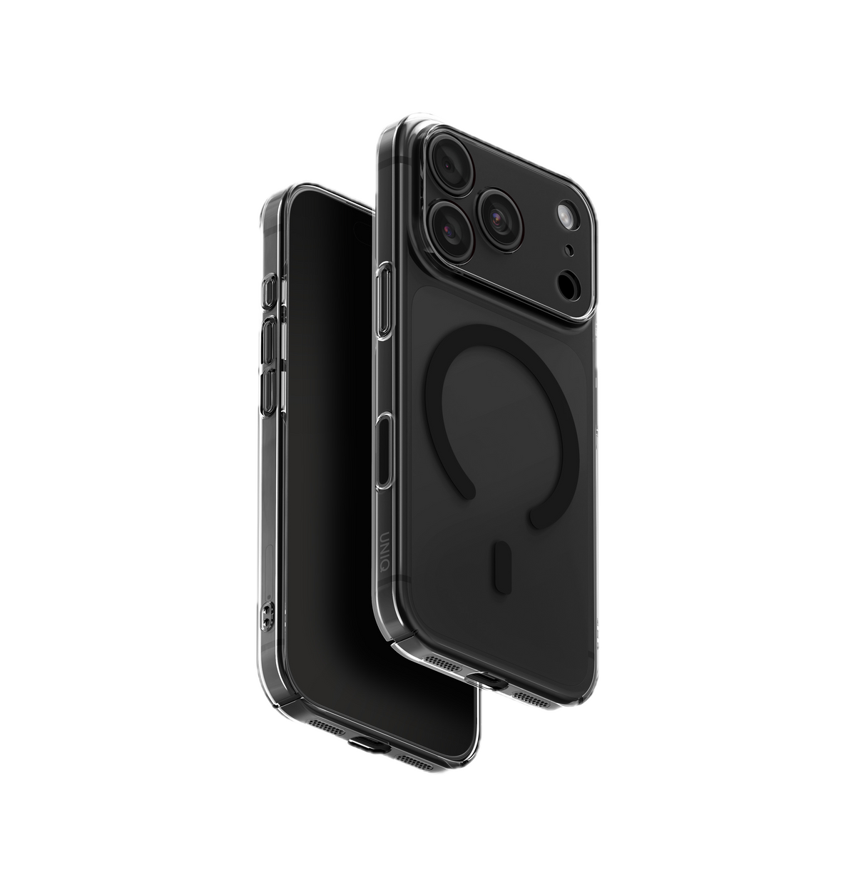 UNIQ HYBRID IPHONE 18 PRO MAGCLICK CHARGING AIRSUIT - GLOSSY SMOKE