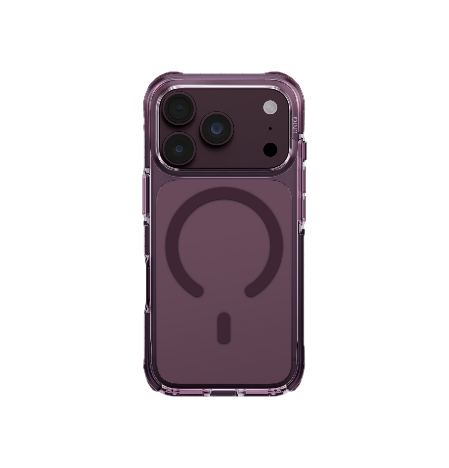UNIQ HYBRID IPHONE 18 PRO MAGCLICK CHARGING COMBAT - DEEP BURGUNDY