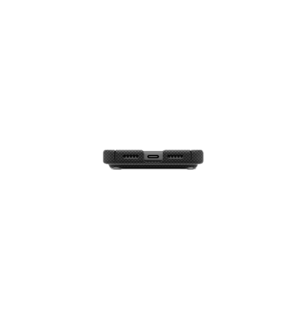 UNIQ HYBRID IPHONE 18 PRO MAGCLICK CHARGING KEVA EDGE - CARBON BLACK