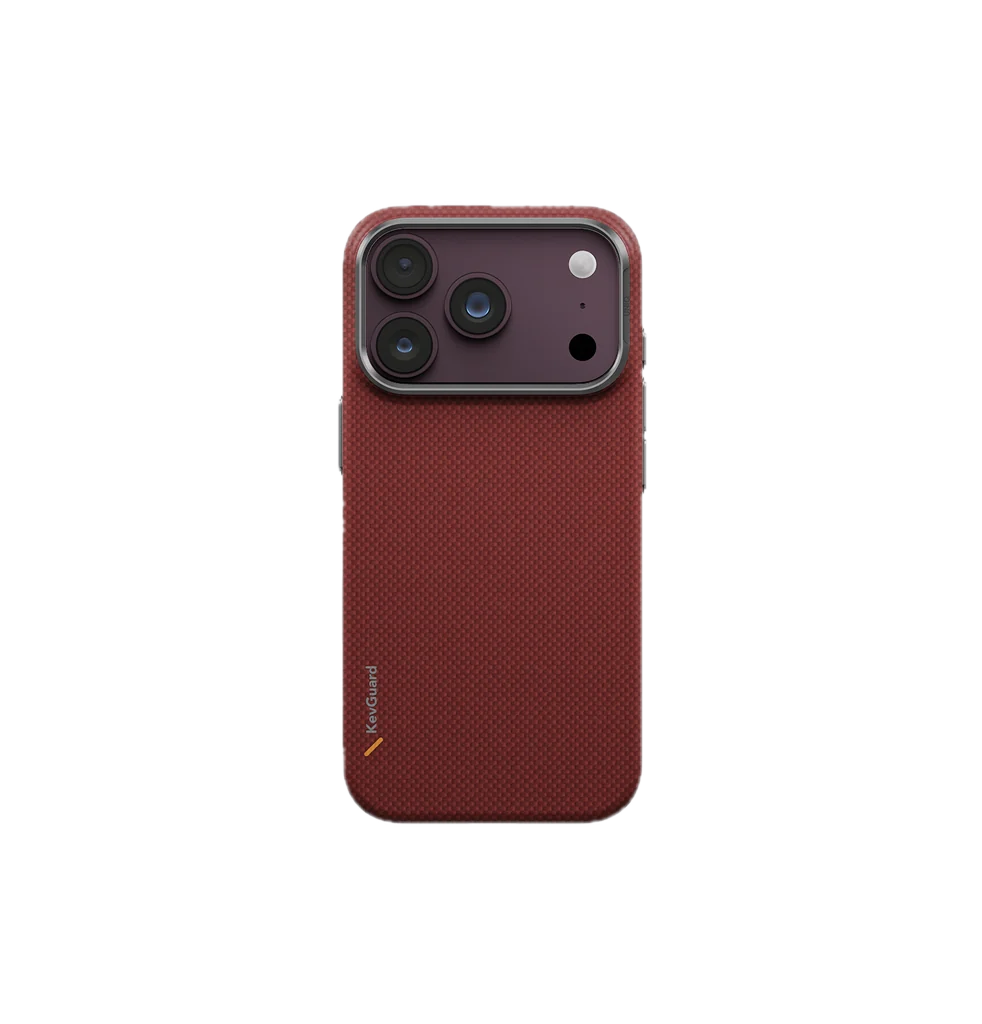 UNIQ HYBRID IPHONE 18 PRO MAGCLICK CHARGING KEVA EDGE - EMBER RED