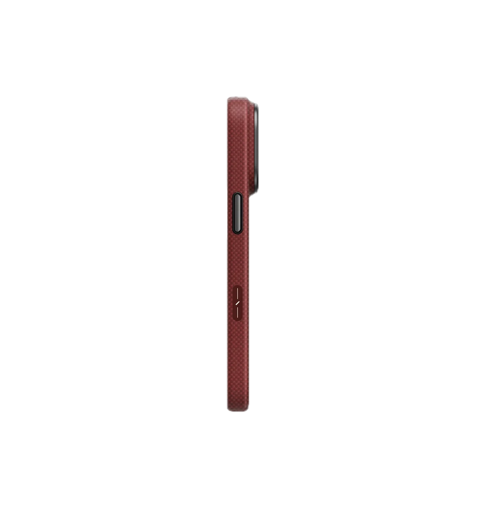 UNIQ HYBRID IPHONE 18 PRO MAGCLICK CHARGING KEVA EDGE - EMBER RED