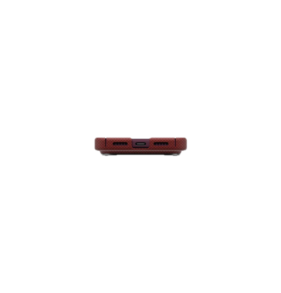 UNIQ HYBRID IPHONE 18 PRO MAGCLICK CHARGING KEVA EDGE - EMBER RED