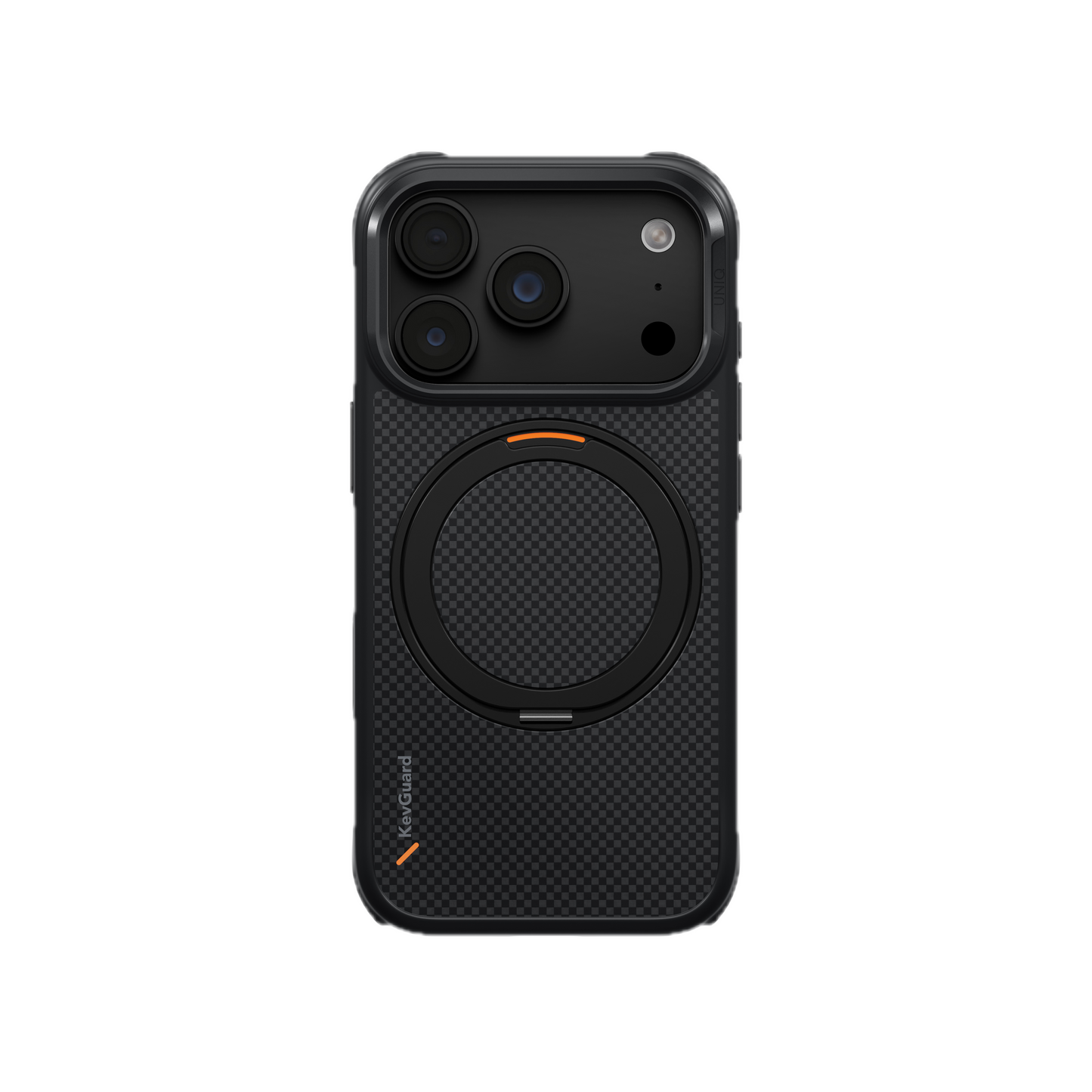 UNIQ HYBRID IPHONE 18 PRO MAGCLICK CHARGING KEVA MŌV - CARBON BLACK