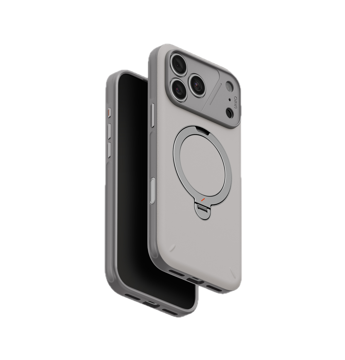 UNIQ HYBRID IPHONE 18 PRO MAX ELIX WITH 360 ROTATING KICKSTAND - CLOUD STONE