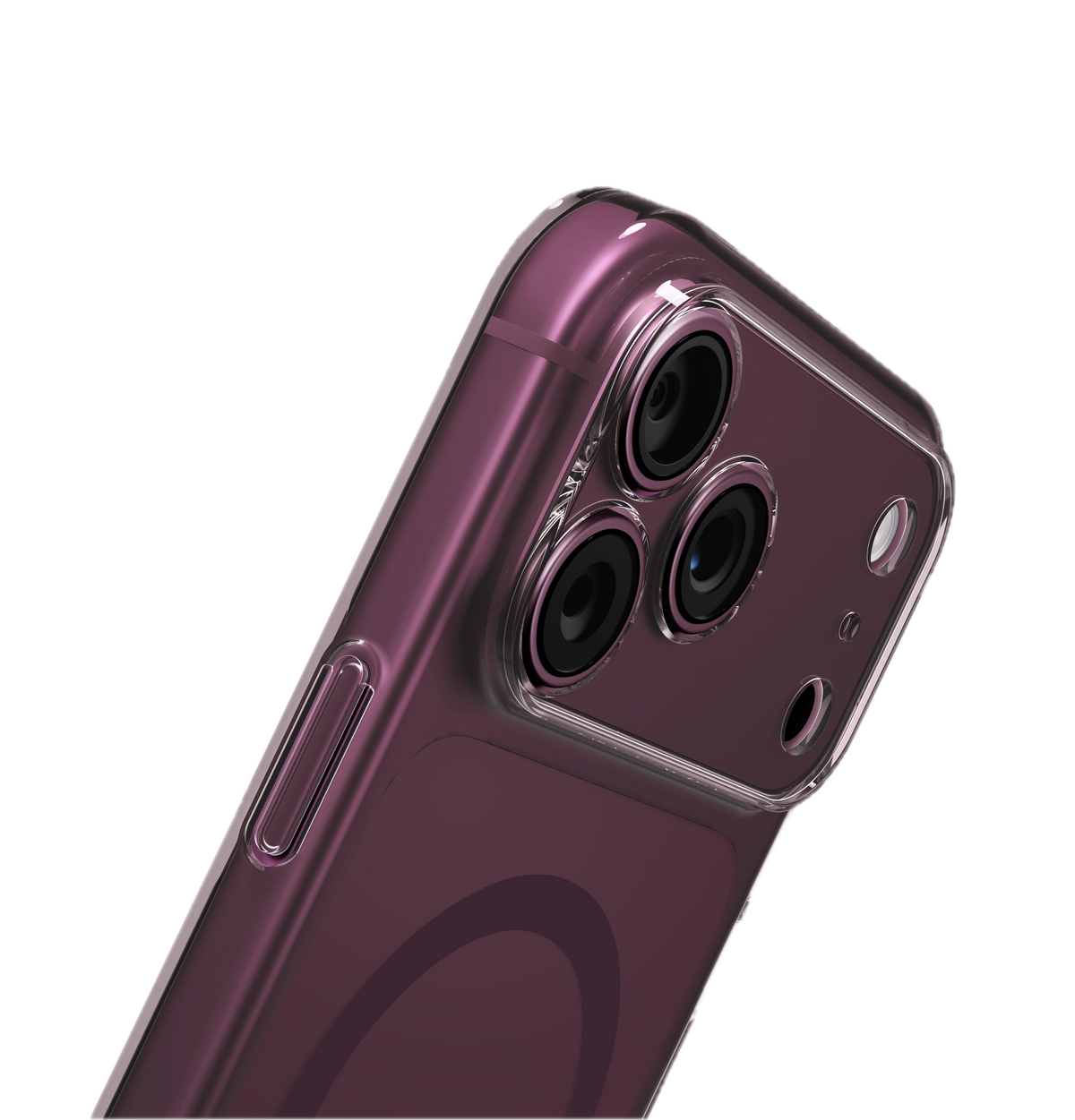 UNIQ HYBRID IPHONE 18 PRO MAX MAGCLICK CHARGING AIRSUIT - GLOSSY BURGUNDY