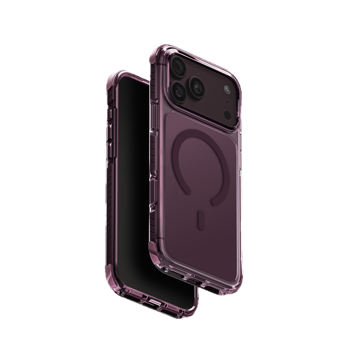 UNIQ HYBRID IPHONE 18 PRO MAX MAGCLICK CHARGING COMBAT - DEEP BURGUNDY