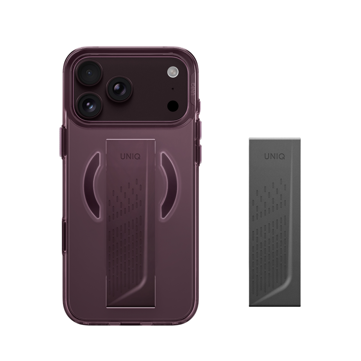 UNIQ HYBRID IPHONE 18 PRO MAX MAGCLICK CHARGING HELDRO AIR - VELVET BURGUNDY