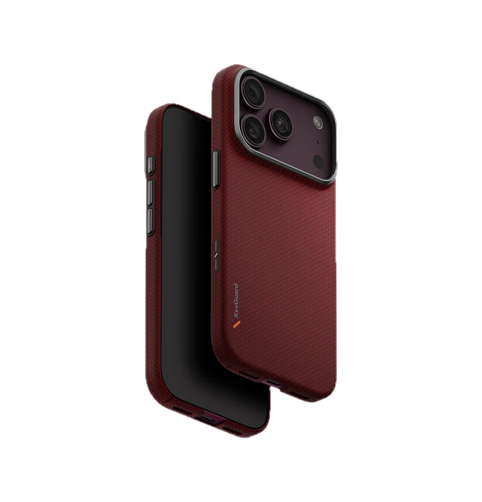 UNIQ HYBRID IPHONE 18 PRO MAX MAGCLICK CHARGING KEVA EDGE - EMBER RED