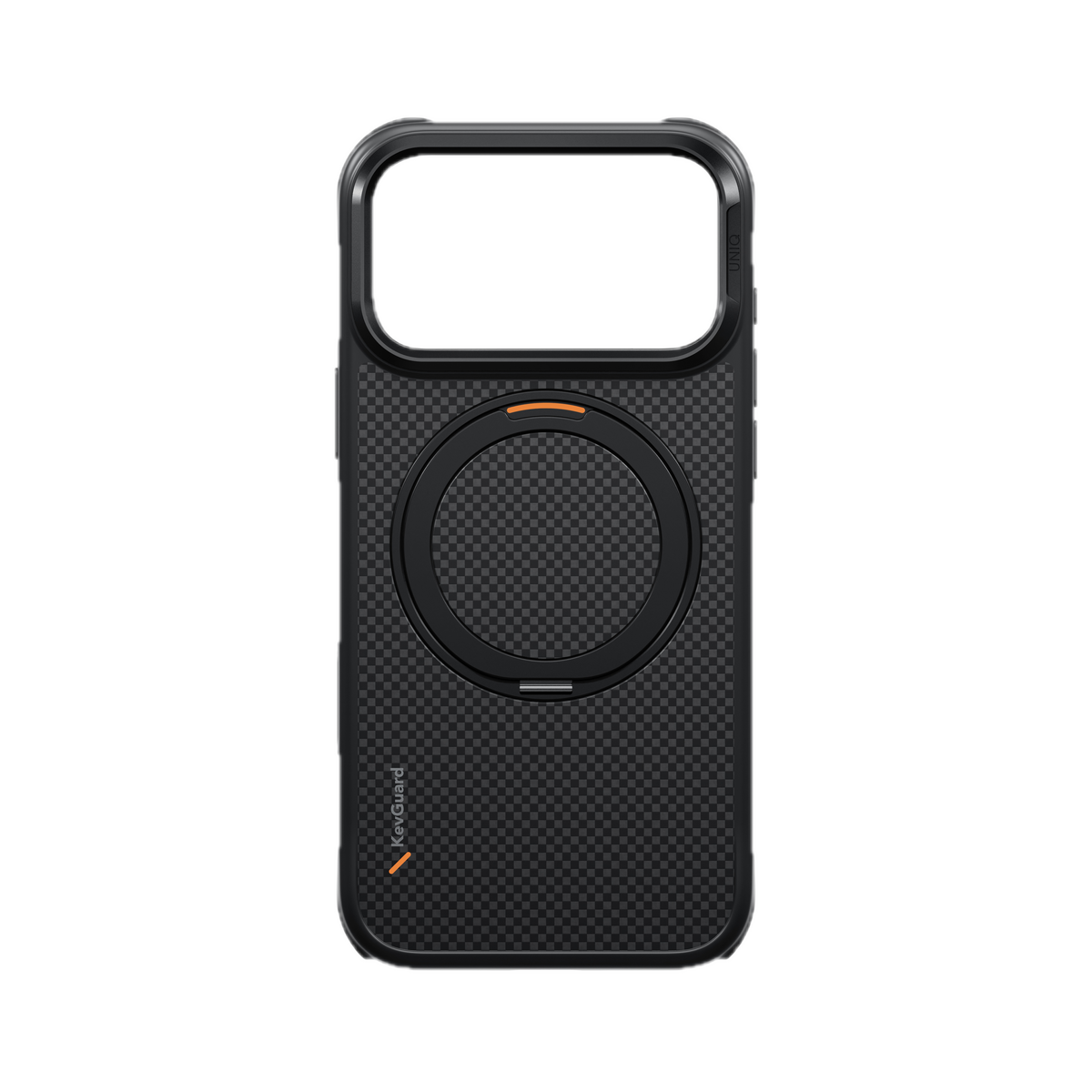 UNIQ HYBRID IPHONE 18 PRO MAX MAGCLICK CHARGING KEVA MŌV - CARBON BLACK