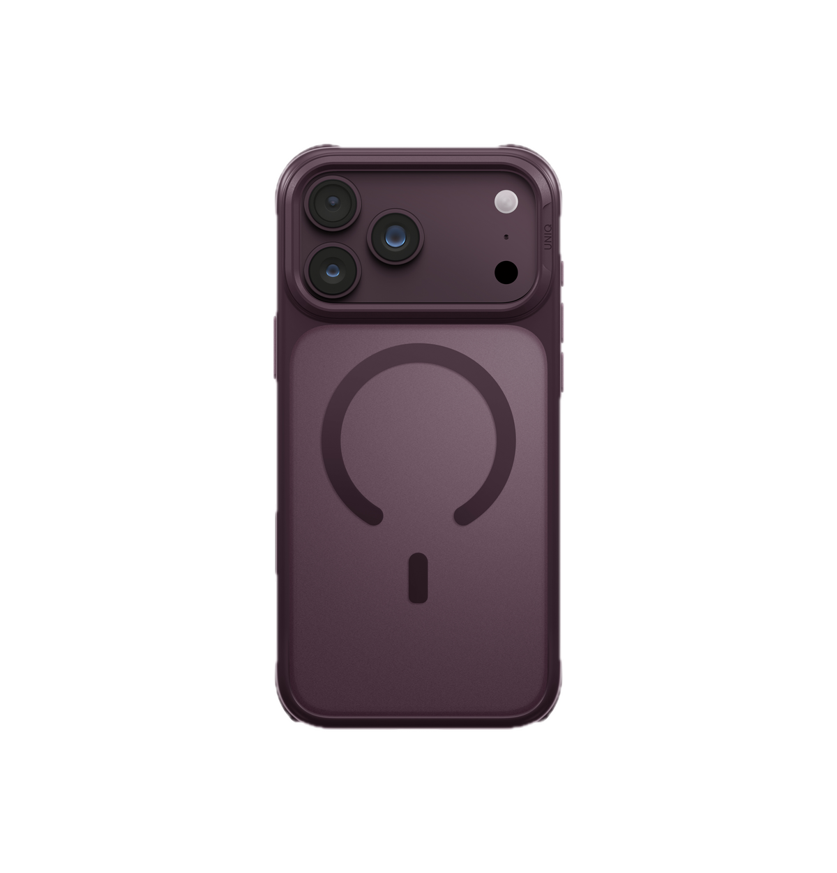 UNIQ HYBRID IPHONE 18 PRO MAX MAGCLICK CHARGING VEREN (AF) - BURGUNDY FROST