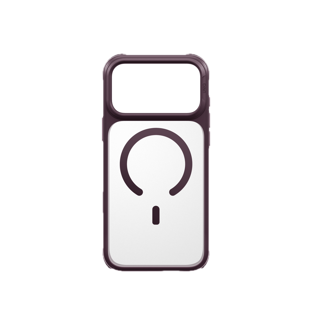 UNIQ HYBRID IPHONE 18 PRO MAX MAGCLICK CHARGING VEREN (AF) - BURGUNDY FROST