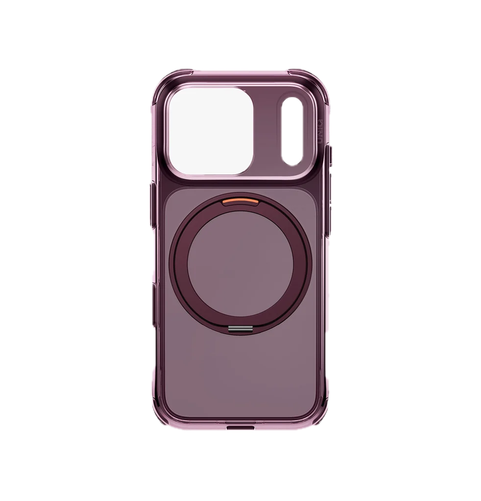 UNIQ HYBRID IPHONE 18 PRO MAX SWIVIX WITH 360 ROTATING KICKSTAND - DEEP BURGUNDY