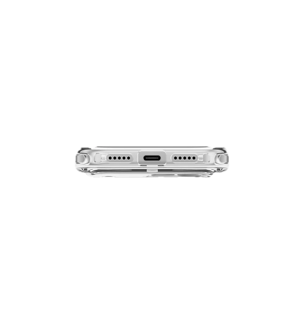 UNIQ HYBRID IPHONE 18 PRO MAX SWIVIX WITH 360 ROTATING KICKSTAND - LUCENT CLEAR