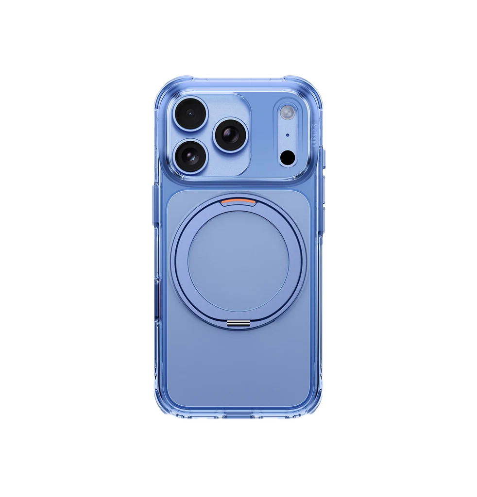 UNIQ HYBRID IPHONE 18 PRO MAX SWIVIX WITH 360 ROTATING KICKSTAND - POLAR BLUE