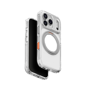 UNIQ HYBRID IPHONE 18 PRO SWIVIX WITH 360 ROTATING KICKSTAND - LUCENT CLEAR