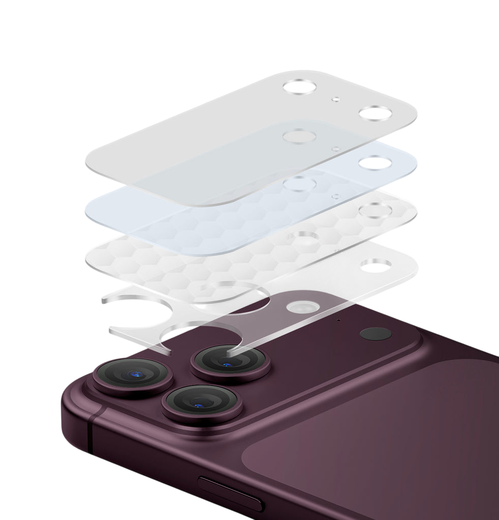 UNIQ OPTIX AEROSHIELD IPHONE 18 PRO MAX CAMERA MODULE PROTECTOR - FROST CLEAR
