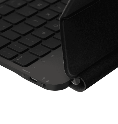 UNIQ VENNO PRO MAGNETIC SMART KEYBOARD FOLIO FOR IPAD PRO 13" (M4-M5) - GRAPHITE BLACK