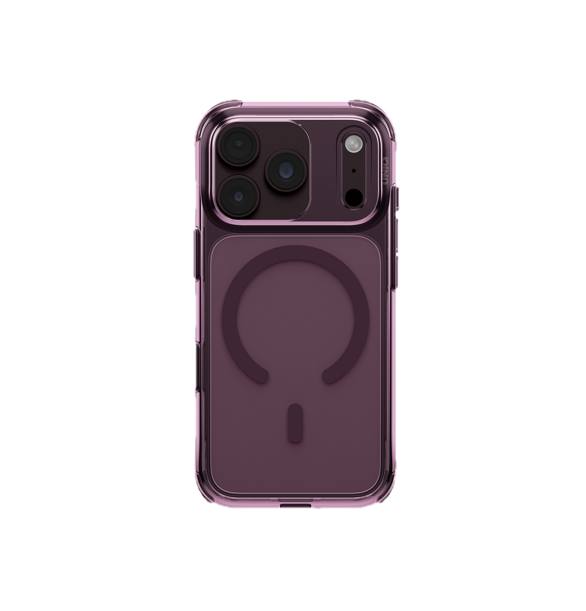 UNIQ HYBRID IPHONE 18 PRO MAGCLICK CHARGING LIFEPRO XTREME - DEEP BURGUNDY