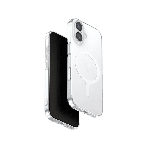 جراب UniQ AirSuit بسُمك 1.3 مم فائق النحافة والمتوافق مع MagClick لهاتف iPhone 17 - شفاف