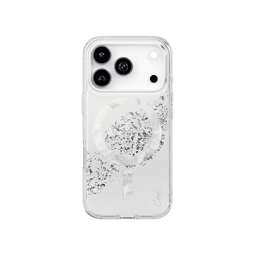 UniqCOEHLCRYSTELLEiPhone17ProMagClickMagneticChargingCompatible-SparklingSilver