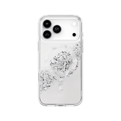 Uniq COEHL CRYSTELLE iPhone 17 Pro Max MagClick Magnetic Charging Compatible - Sparkling Silver