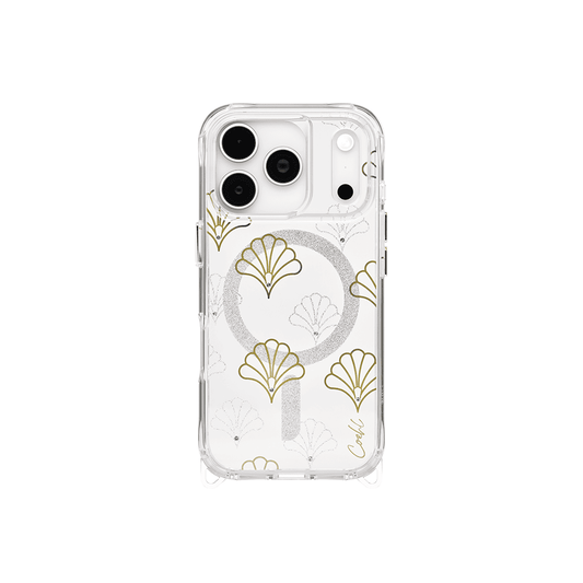 Uniq COEHL MARÉE iPhone 17 Pro MagClick Magnetic Charging Compatible - Sparkling Sliver