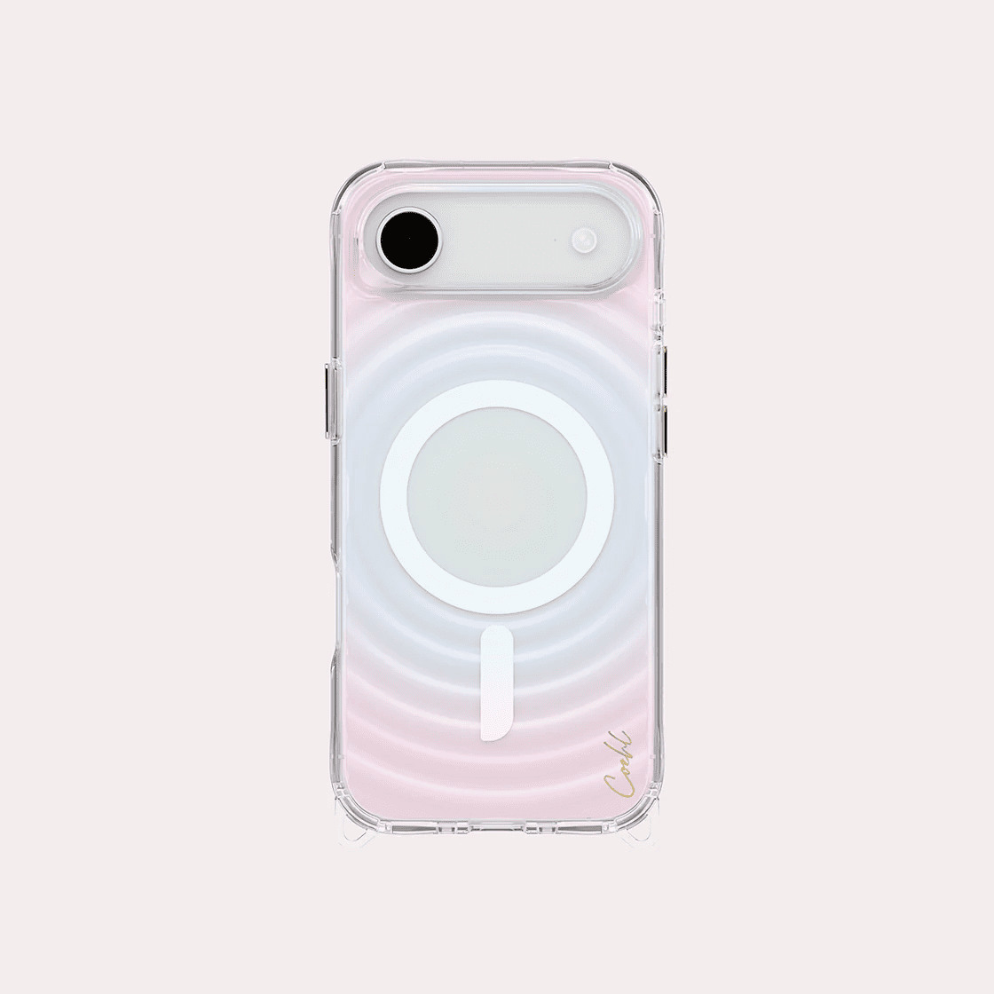 جراب UniQ COEHL VÉLA لهاتف iPhone Air، متوافق مع الشحن المغناطيسي MagClick™ - إيريديسنت