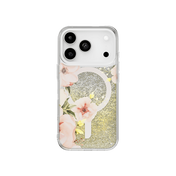 جراب UniQ COEHL FLEURETTE لهاتف iPhone 17 Pro، متوافق مع الشحن المغناطيسي MagClick™ - أزهار الربيع