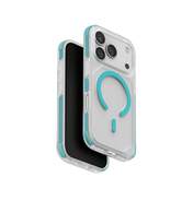 Uniq Combat Active Triple-Layered Rugged Protective Case for iPhone 17 Pro - Clear/Turquoise